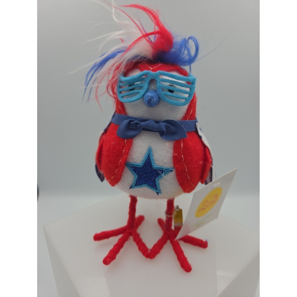 Target Sun Squad 2025 HERO Featherly Friends Fabric Bird Summer Patriotic